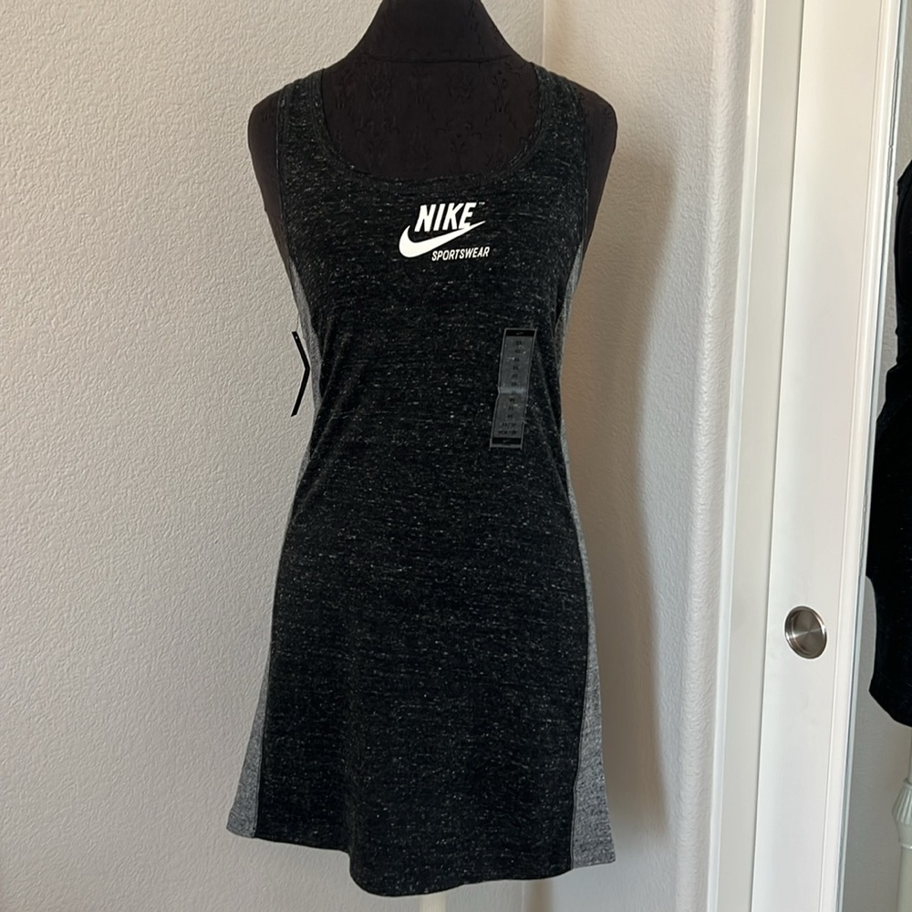 Nike Sportswear Gym Vintage Dress Cotton Dress Size XS NEW - Picture 3 of 10